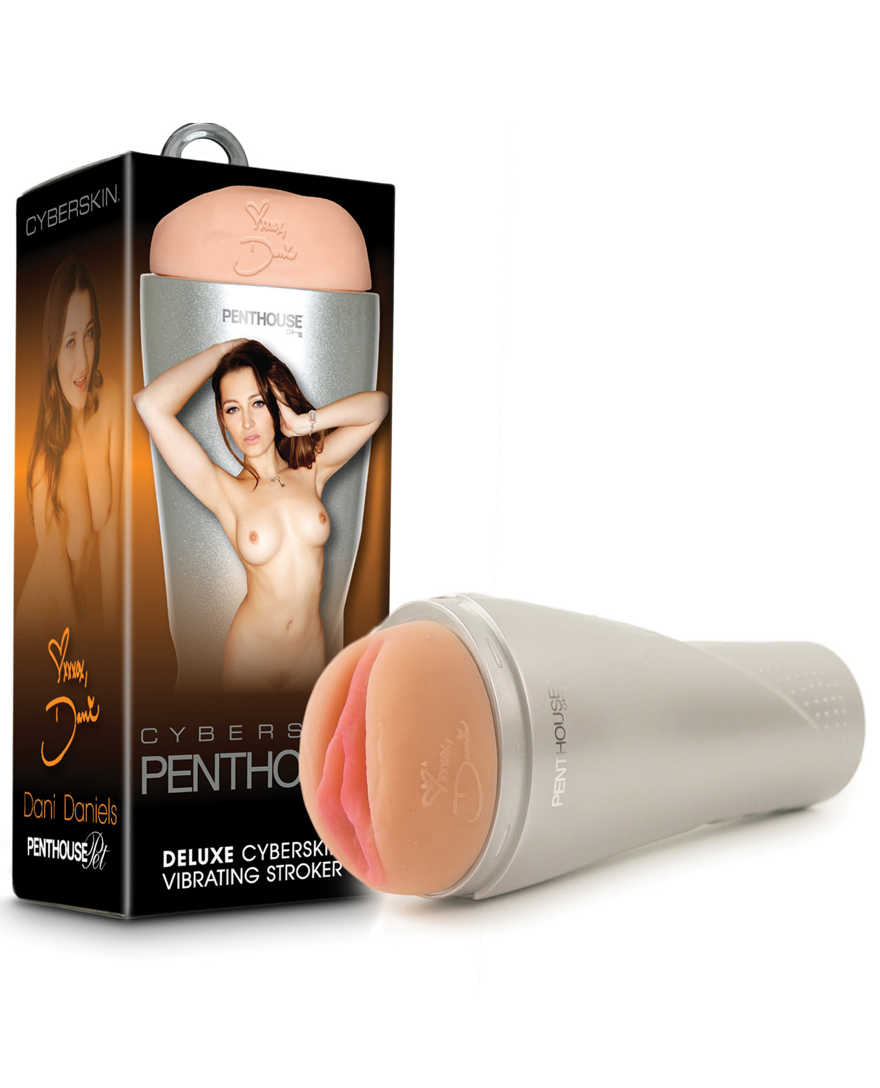 Penthouse Deluxe CyberSkin Vibrating Stroker - Dani Daniels - Caliente Adult